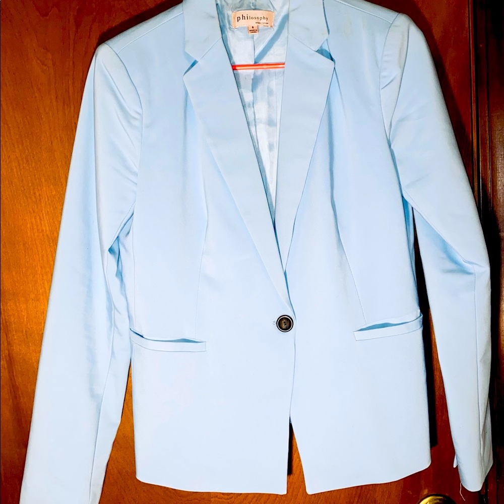 Powder blue Philosophy blazer!